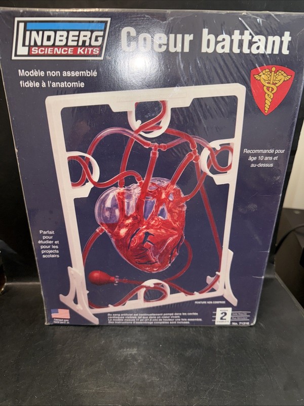 Sealed Lindberg Science Kit Pumping Heart #71316 Skill Level 2 - Ages 10+ gallery