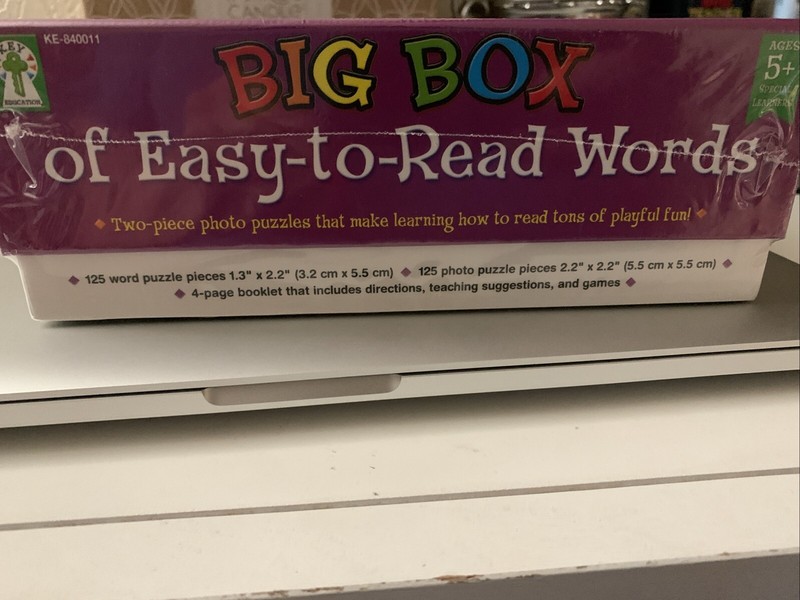 Carson Dellosa Education Big Box of Easy-to-Read Words Board Game, Grade K-2 gallery