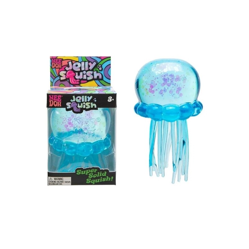 NeeDoh Jellyfish Gel Fidget Toy Soft Sensory Stress Relief Squishy Squeeze Toy gallery