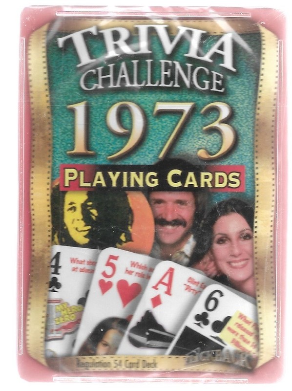 Vintage Trivia Challenge Playing Cards 1973 Unopened Free Shipping NEW!
