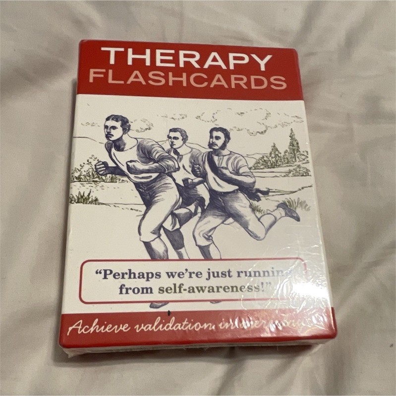 Knock Knock Therapy Flashcards 50 Cards Teens Educational Self-Help