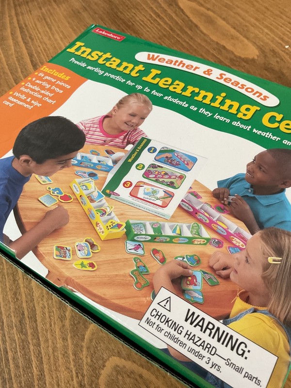 Lakeshore Instant Learning Center "Weather & Seasons" NIB gallery