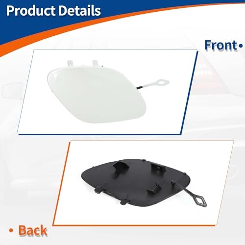 Front Right Passenger Side Car Bumper Tow Hook Cover Tow Cover Cap Diamond gallery
