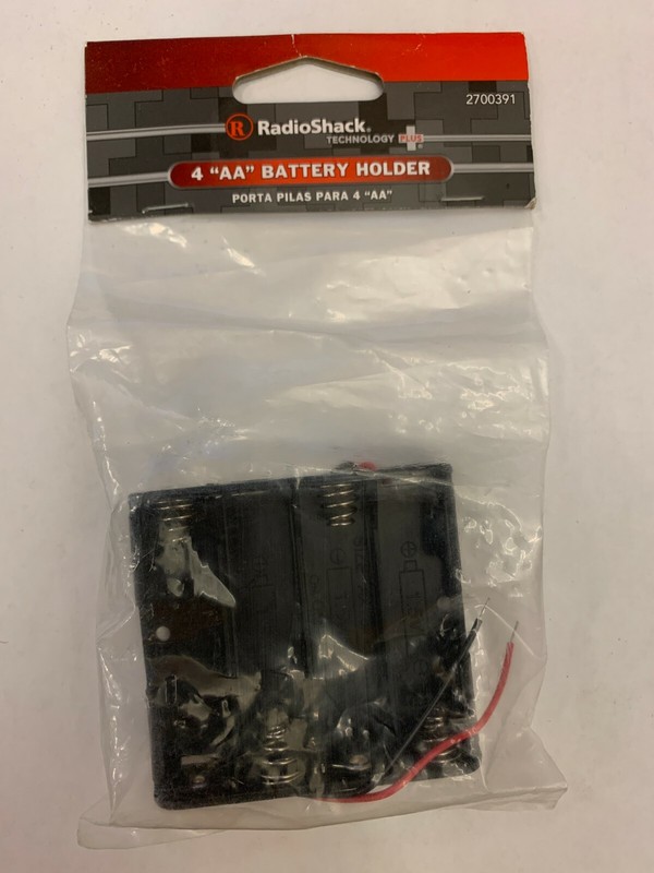 Radio Shack 4 AA Battery Holder #270-0391