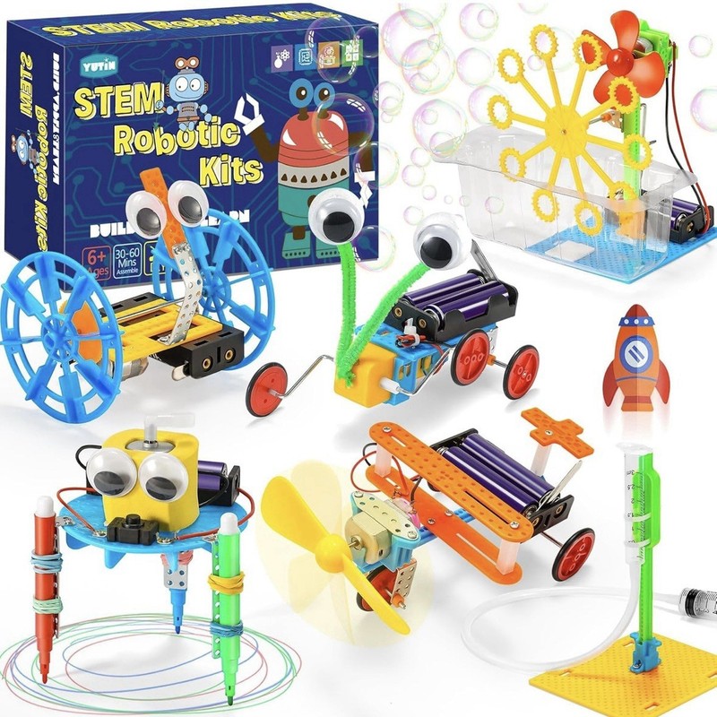 STEM Robotics Kits for Kids Age 8-12 8-10, Science Kits for Kids 5-7, STEM Toys