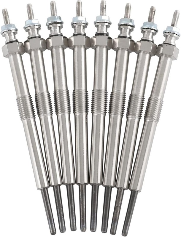 8Pcs Diesel Glow Plugs 9G Compatible with Chevy GMC 6.6L 2006-2016 Silverado