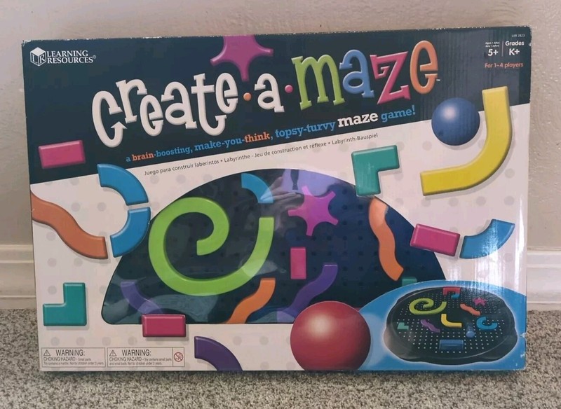 Learning Resources~Create a Maze Game~1-4 Players~Brain Boosting~Complete~5+,K+