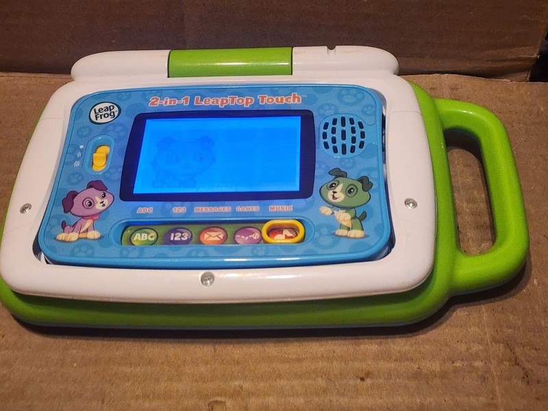 LeapFrog 2-in-1 LeapTop Touch Pretend Laptop & Tablet Learning Vocabulary + gallery