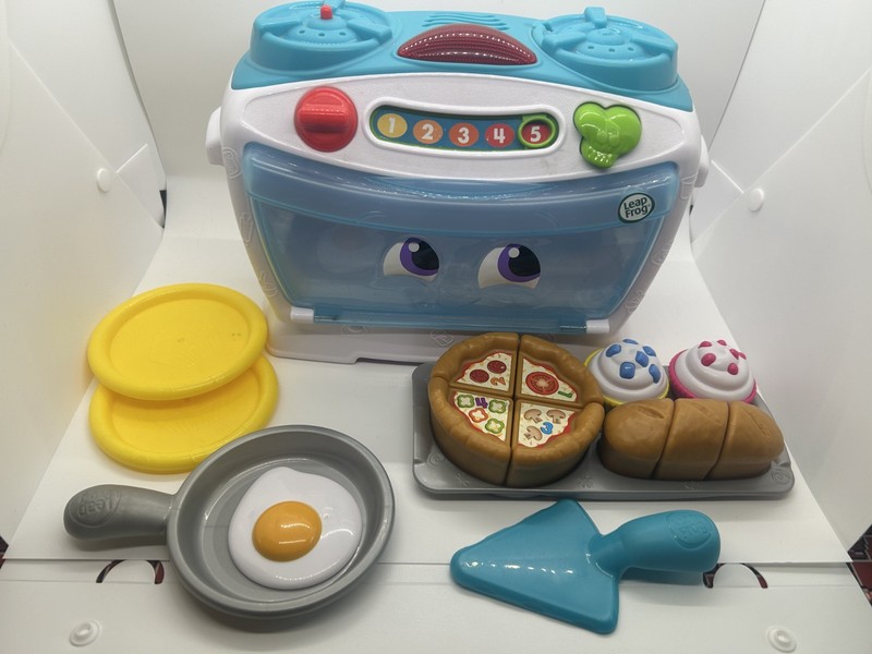 LeapFrog Number Lovin Oven and Accessories Teal 2015 – GREAT SHAPE