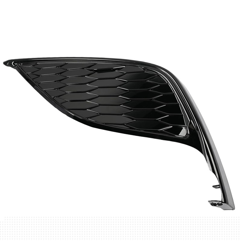 Glossy Black Left Fog Light Cover Bezel Front Bumper Accessory Trim Housing