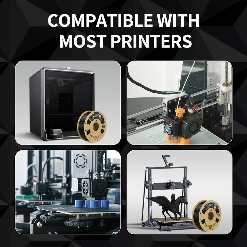 PETG 3D Printer Filament 1.75mm, Neatly Wound Durable PETG 1kg Spool (2.2lbs).. gallery