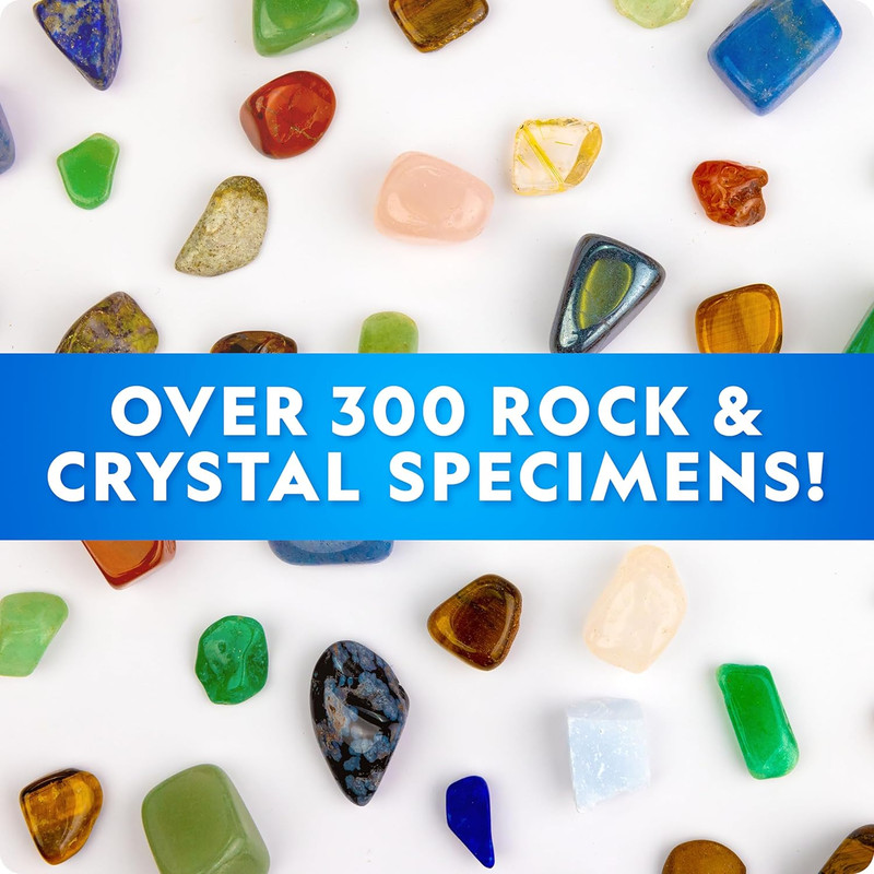 National Geographic Rock Collection Box for Kids – 300+ Piece Gemstones and Crys gallery