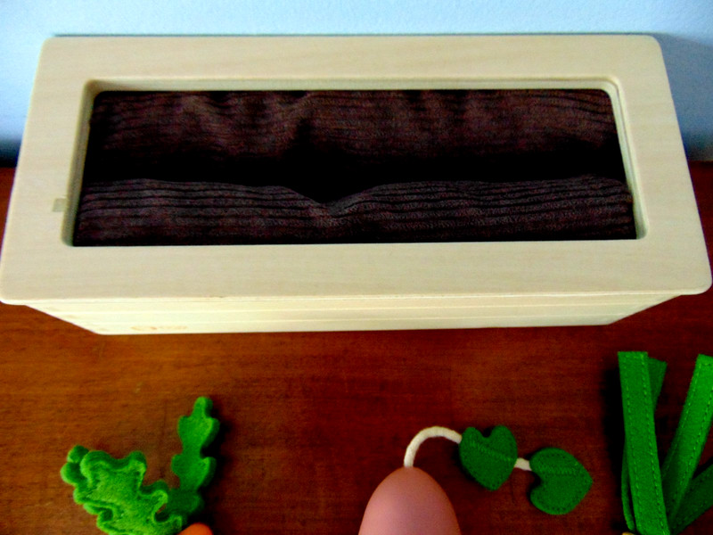 Kiwi Co Planter Panda Crate Garden Box w 3 Wood Veggies Preschool Toys A gallery