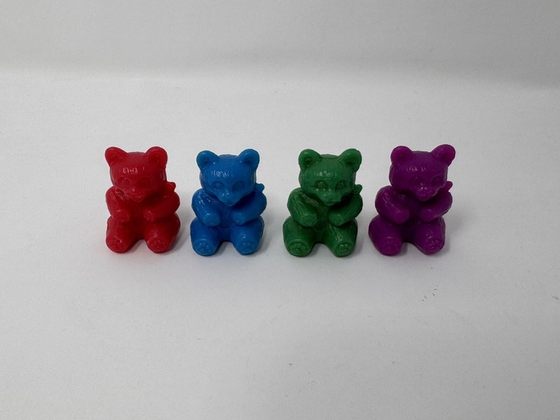Massive Lot Of 262 Plastic Multicolor Counting Sorting Bears Math Homeschool gallery