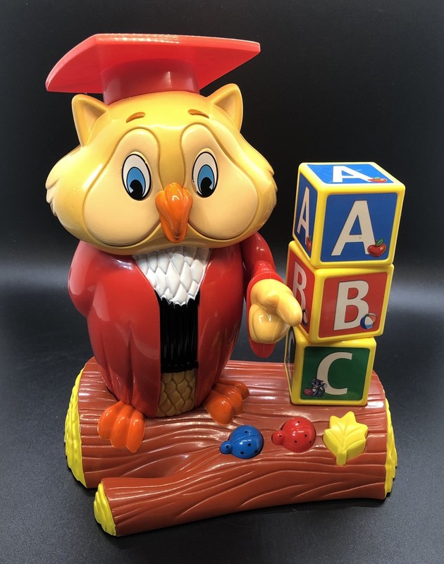 Hasbro 2002 Professor Oliver Owl Teaches ABC’s Alphabet Song Games Toy