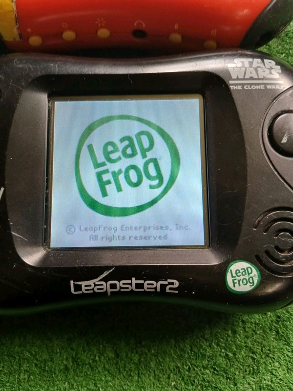 LOT OF 2 LEAPSTER 2 HANDHELD CONSOLES DISNEY CARS/STAR WARS PARTS READ gallery