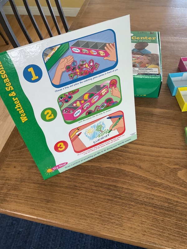 Lakeshore Instant Learning Center "Weather & Seasons" NIB gallery