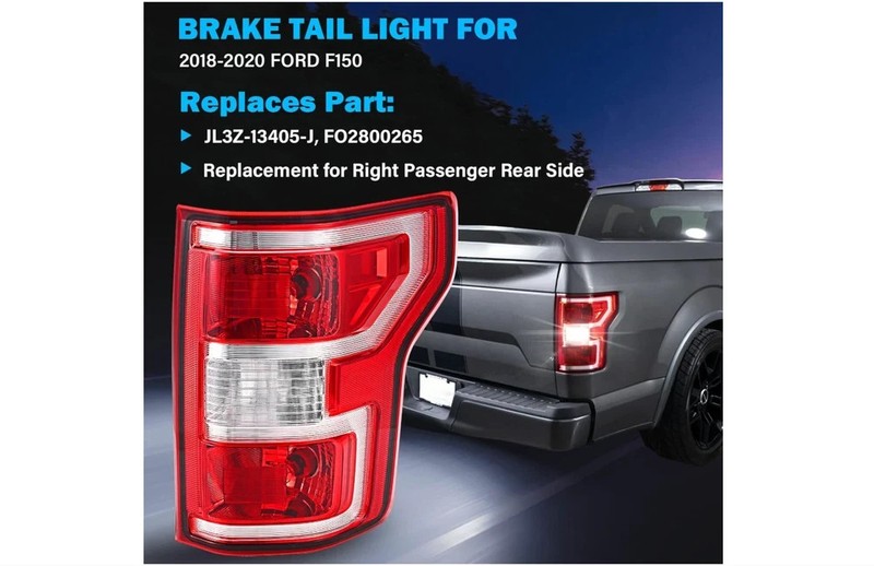 F150 Tail Lights Assembly, Compatible with 2018-2020 Ford F-150, Right Passenger gallery