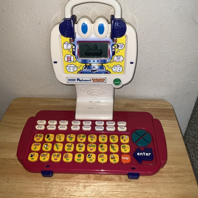 Vintage VTech AlphaBert READY TO READ Alphabet Learning Toy Works as it should