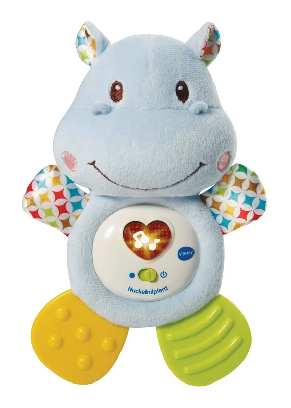 Vtech 80-502504 Baby 80-502504-Dummy Hippo, Multicoloured