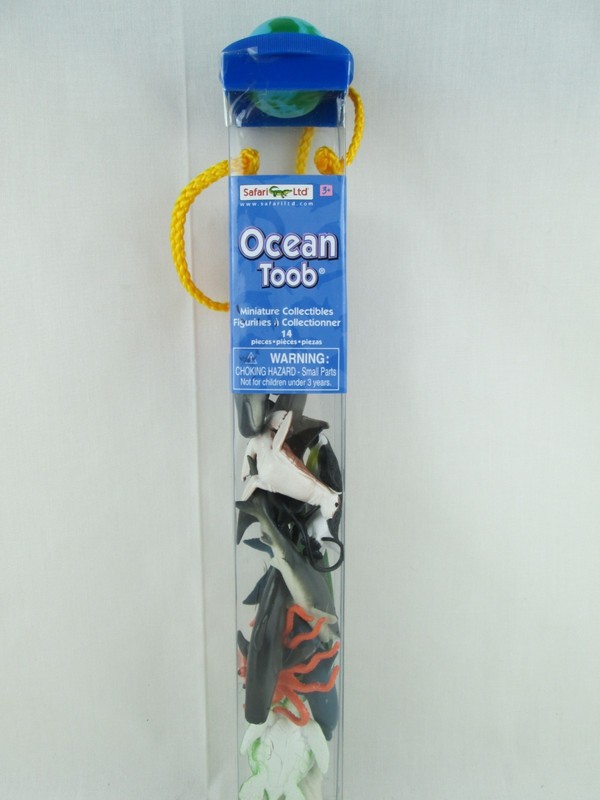 Ocean Toob Mini Figures Safari Ltd Toys Educational Kids 14 Creatures 2006 NIP