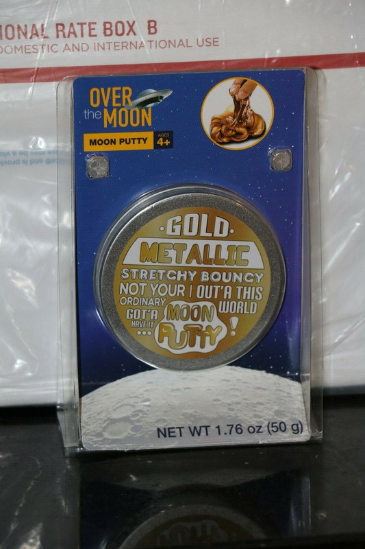 Over The Moon Moon Putty "Glow In The Dark, Silver, Blue, and Gold Metallic gallery