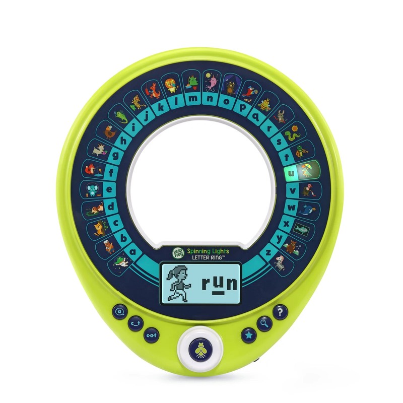 Leap Frog Spinning Lights Letter Ring Phonics and Spelling Toy