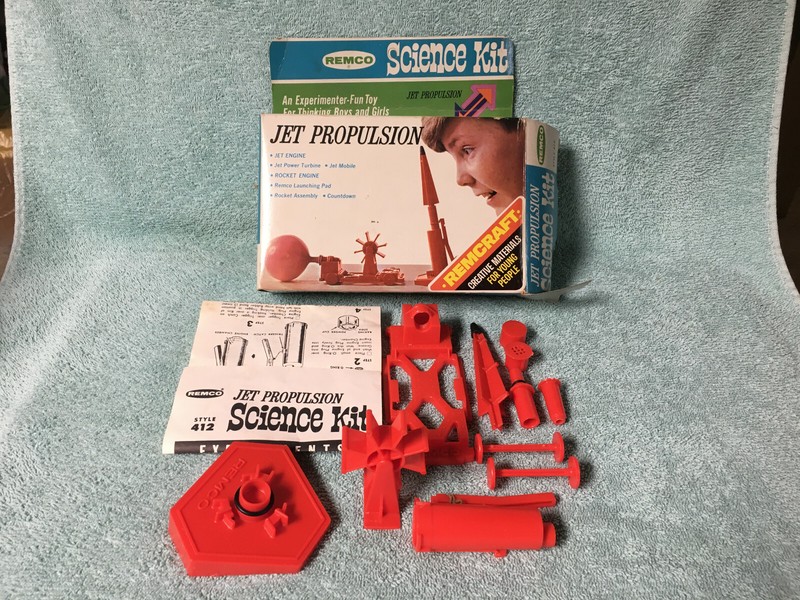 Vintage 1966 Remco Jet Propulsion Science Kit Complete w/ Instructions #412