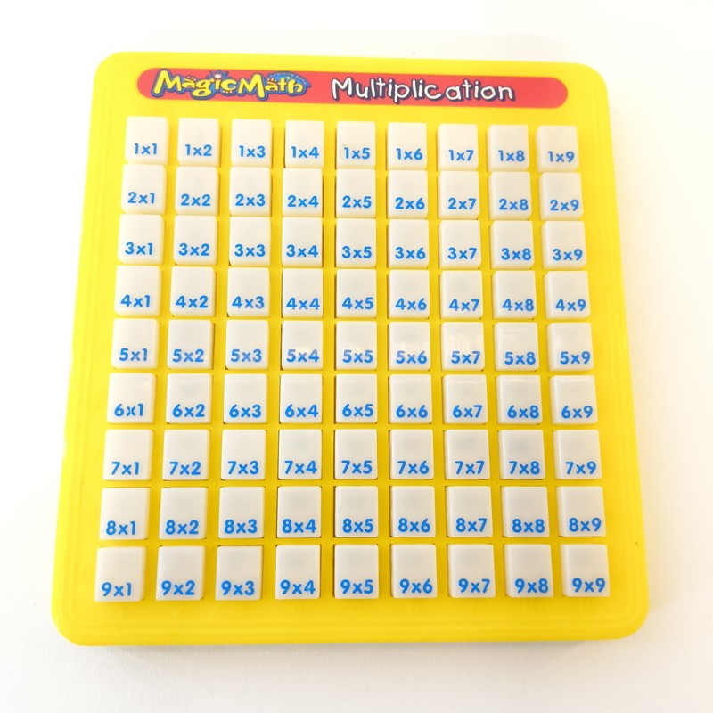 Vtg 1993 Magic Math Multiplication Machine Press and See Educational Homeschool