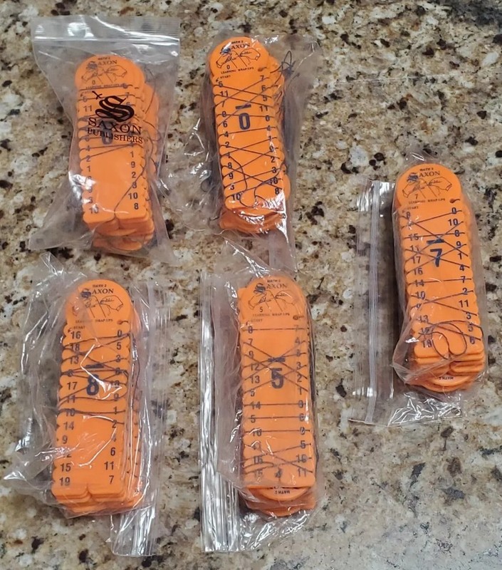 Saxon Math 2 Subtraction Learning Wrap-Ups Keys Set 0-9 School Home LOTof 5