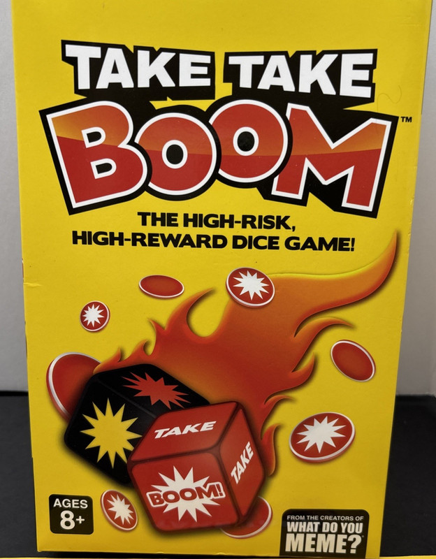Take Take Boom Dice Game – Fast Family Game Night Fun for Ages 8+