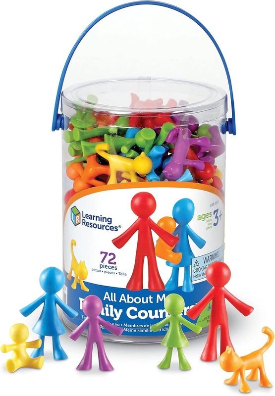 Learning Resources All About Me – Family Counters, set of 72