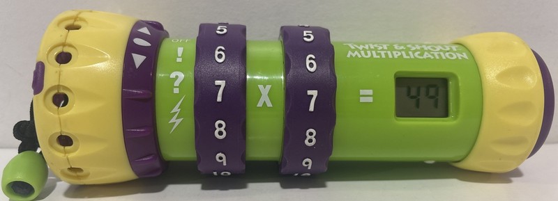 Vintage 1998 Leap Frog Twist And Shout Multiplication Learning Math Game Works