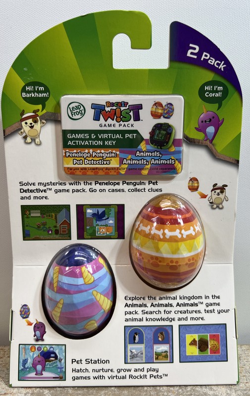 LeapFrog RockIt Twist 2 Game Packs Penelope, Animals, Dinosaur & Banzai NEW gallery