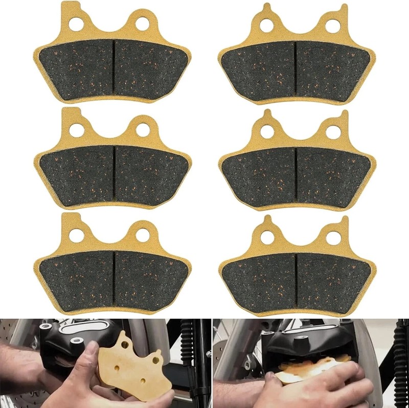 Brake Pads Heavy-duty Ceramics for Harley Davidson 2000-2007 Touring Flhtcu-i