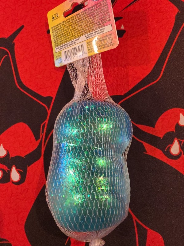 GLITTER Blue/Teal Orb Curiosities Sparklee Capybara GEL Squishy Sensory Toy gallery