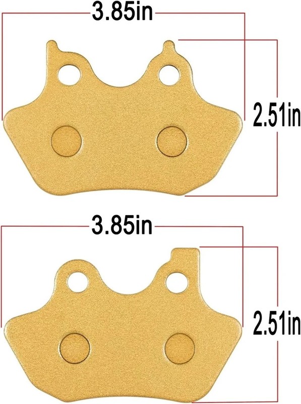 Brake Pads Heavy-duty Ceramics for Harley Davidson 2000-2007 Touring Flhtcu-i gallery