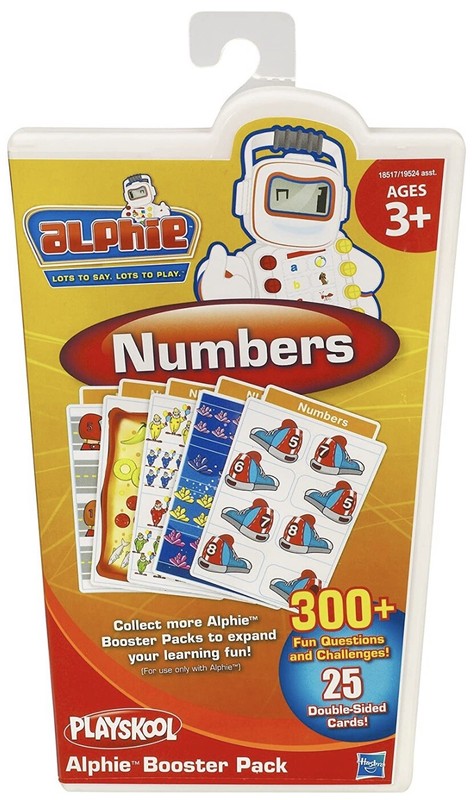 Hasbro PLAYSKOOL ALPHIE BOOSTER PACK Cards - Numbers