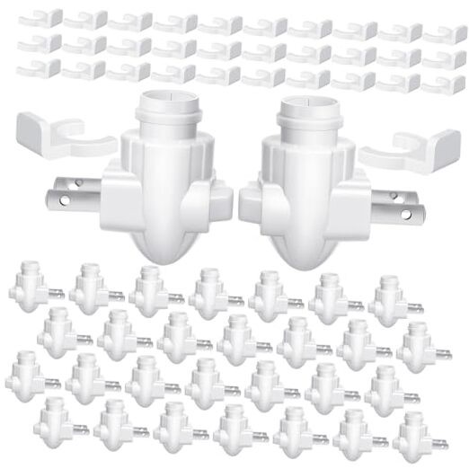 Sets Plug in Night Light Module Night Light Base with Shade Mounting 30 White