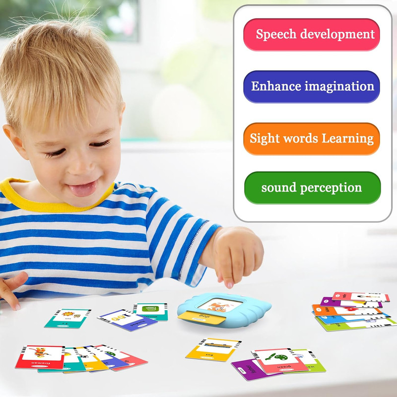 Startcan Talking Flash Cards Toys for Girls 1 2 3 4 5 6, Learn ABC, Numbers 0-10 gallery