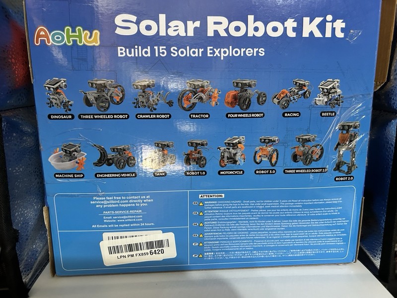 Sillbird Stem Solar Robot Creation Kit- New-Open box gallery