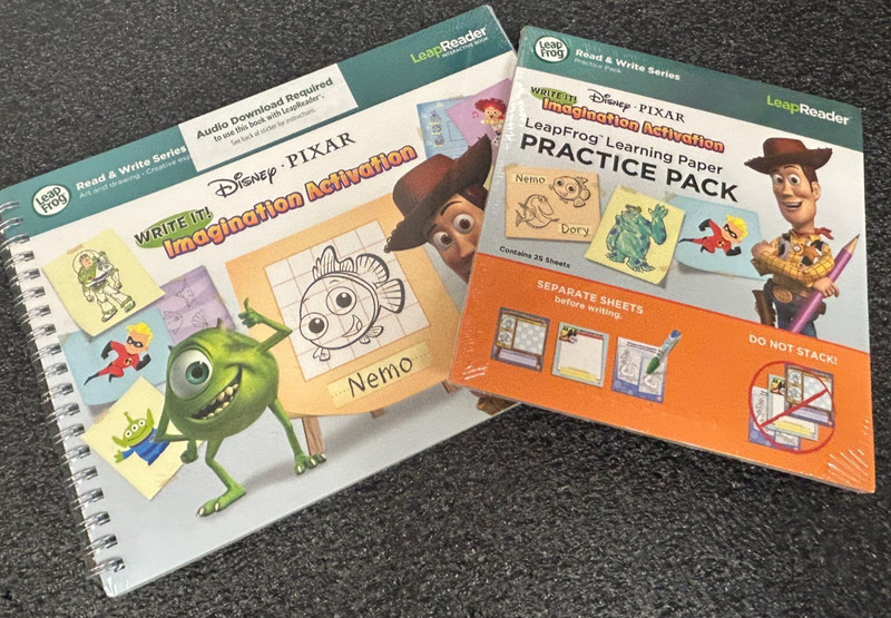 LeapFrog LeapReader Read and Write It Series Disney Art & Drawing, Practice Pack