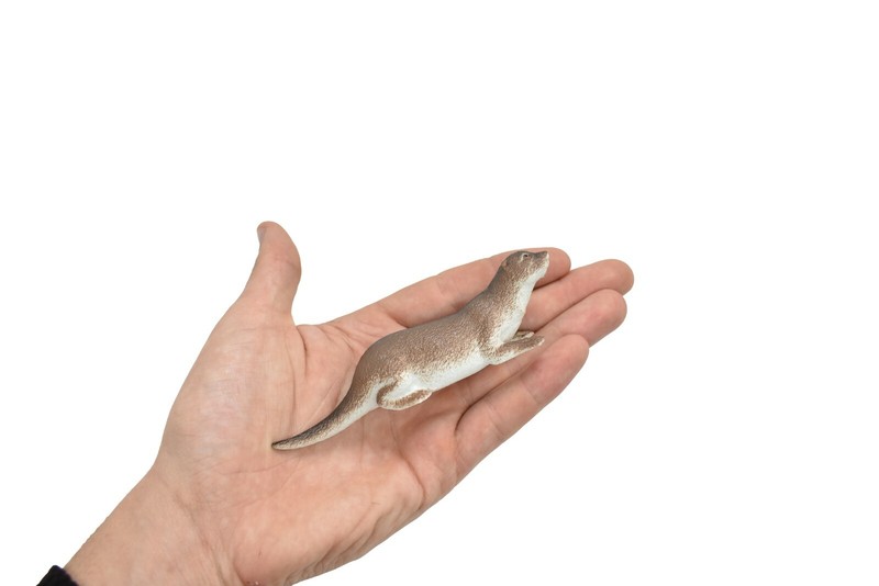 Otter River Realistic Small Toy Model Plastic Replica Forest Animal 5" F6007 gallery
