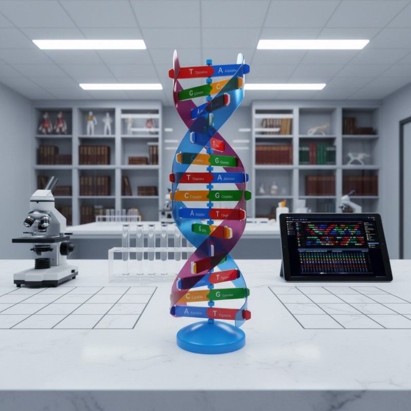 Model Freestanding Double Spiral Model Base for Classroom gallery