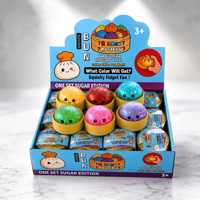 Squishy Bun Mystery NEW Dumplings assorted box (CASE of 12PC)🔥🔥SALE 🔥🔥