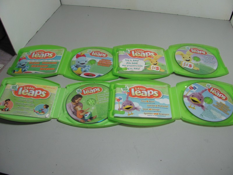 Leap Frog DVD Games For Baby Little Leaps Interactive As Shown Bulk Lot gallery