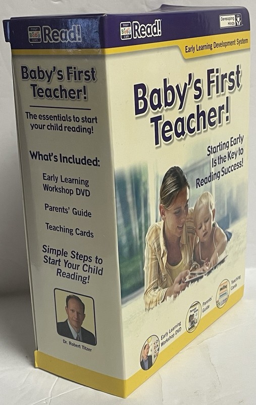 Baby’s First Teacher – Your Baby Can Read! Deluxe Set DVDs Books Cards