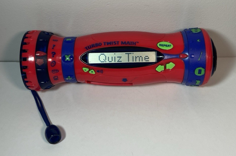 LeapFrog Turbo Twist Math Educational Game Toy – TESTED & WORKS (2000)