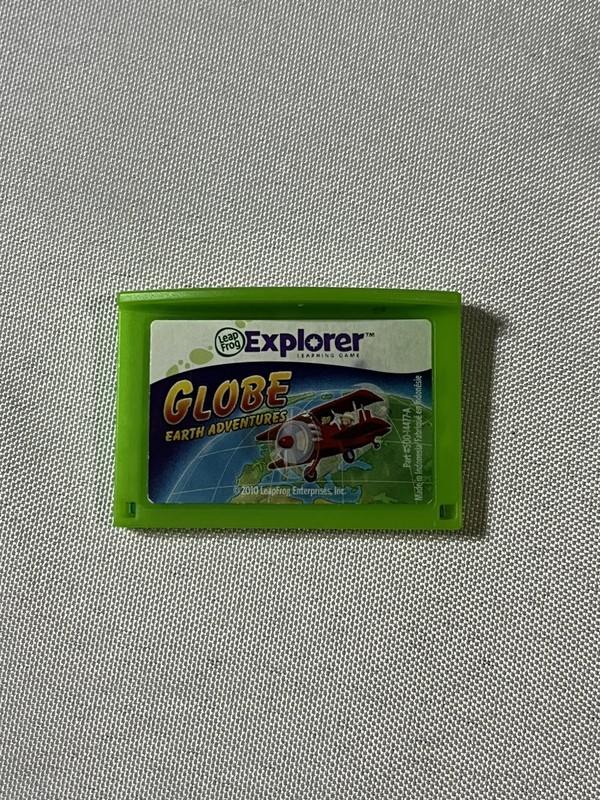 Leapfrog Leapster Explorer LeapPad GLOBE EARTH ADVENTURES Game Cartridge