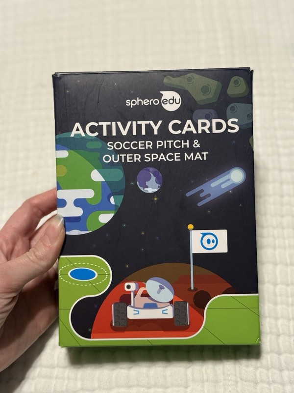 Sphero Edu Activity Cards Soccer Pitch & Outer Space Mat Learning Robots (60c)